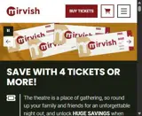 Mirvish Life of Pi coupon verification screenshot