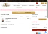Miscela d'Oro USA coupon verification screenshot
