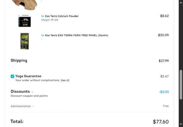 Miscota checkout page showing Miscota promo code box | Screenshot taken by SimplyCodes community member on Jul 25, 2025