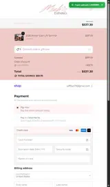 Mish Esthetics coupon verification screenshot