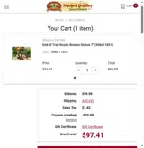 cowboy coupon verification screenshot