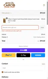 Missyjs coupon verification screenshot