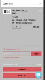 ELOSTART coupon verification screenshot