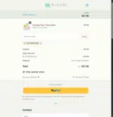 GOODBYEACNE coupon verification screenshot