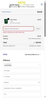 MITATRIBE coupon verification screenshot