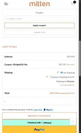 10CHGDA5FY7SLE coupon verification screenshot
