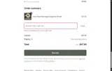 MJ Home Decor coupon verification screenshot