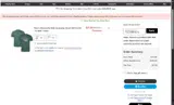 Minnesota Wild Shop coupon verification screenshot