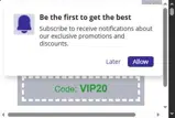 Mob Armor coupon verification screenshot