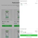 MOB Peptides LLC coupon verification screenshot