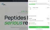 MOB Peptides LLC coupon verification screenshot
