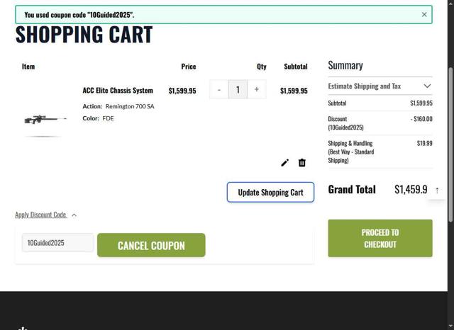 Modular Driven Technologies checkout page showing Modular Driven Technologies promo code box | Screenshot taken by SimplyCodes community member on Jul 17, 2025
