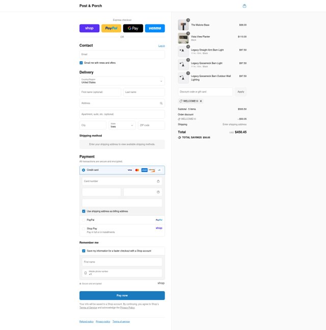 Modern Aspect checkout page showing Modern Aspect promo code box | Screenshot taken by SimplyCodes community member on Sep 7, 2025