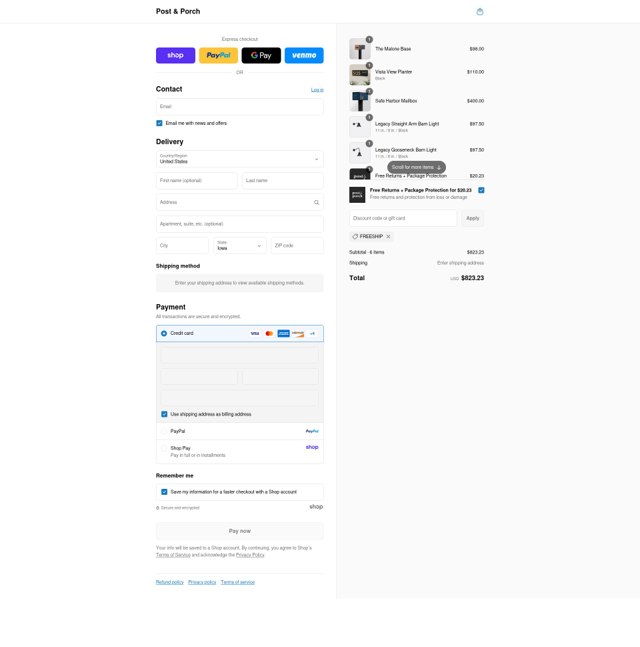 Modern Aspect checkout page showing Modern Aspect promo code box | Screenshot taken by SimplyCodes community member on Sep 2, 2025