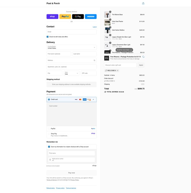 Modern Aspect checkout page showing Modern Aspect promo code box | Screenshot taken by SimplyCodes community member on Sep 2, 2025