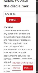 ECAPR26 coupon verification screenshot