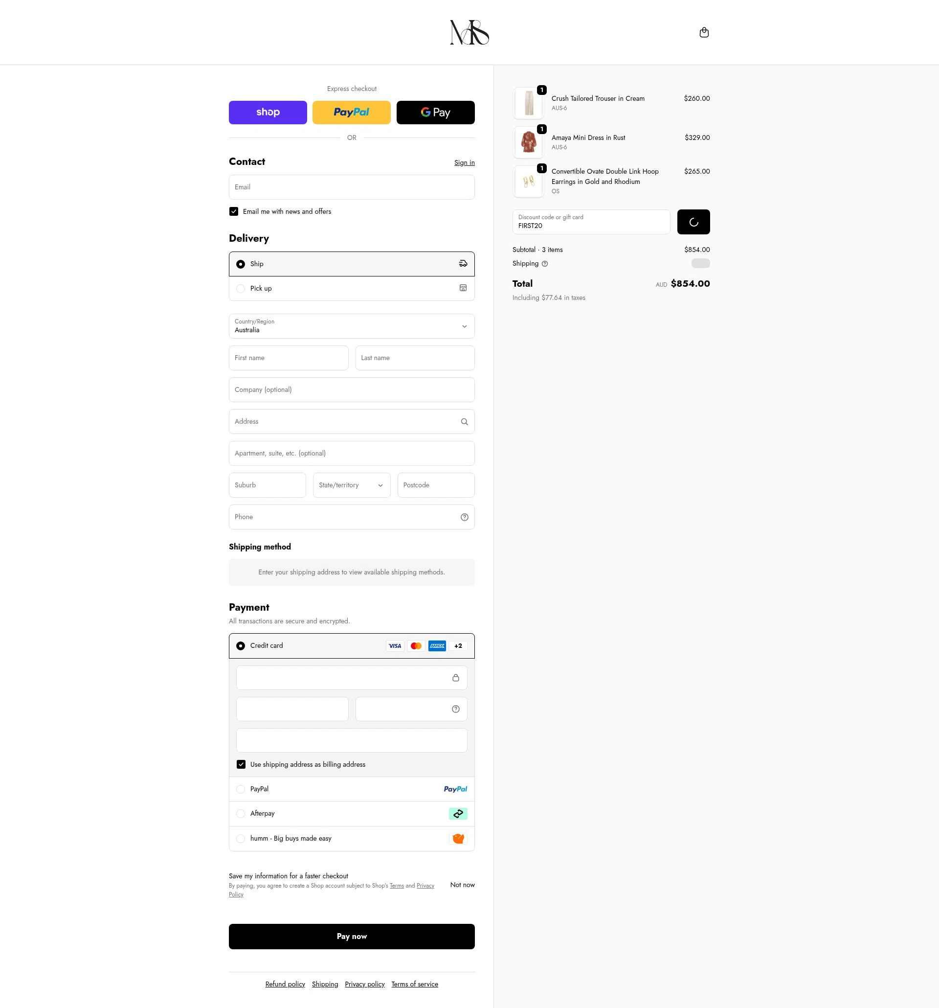 Mode Sportif checkout page showing Mode Sportif discount code box | Screenshot taken by SimplyCodes community member on Feb 14, 2026