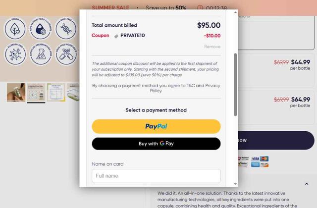 Moerie checkout page showing Moerie coupon code box | Screenshot taken by SimplyCodes community member on Aug 17, 2025