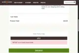 BFS22 coupon verification screenshot