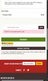 bf22 coupon verification screenshot