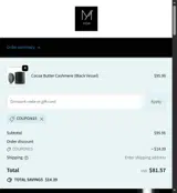 coupon15 coupon verification screenshot