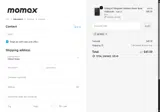Momax coupon verification screenshot