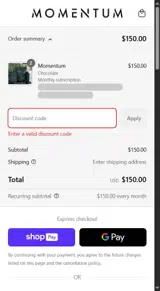 DELANEY10 coupon verification screenshot