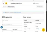 SWK20 coupon verification screenshot