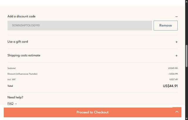 Monbento checkout page showing Monbento discount code box | Screenshot taken by SimplyCodes community member on Sep 16, 2025