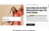 MoneyGram coupon verification screenshot
