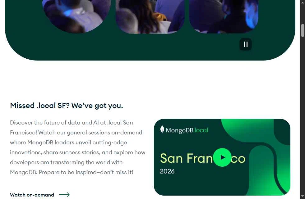 MongoDB checkout page showing MongoDB promo code box | Screenshot taken by SimplyCodes community member on Jan 25, 2026