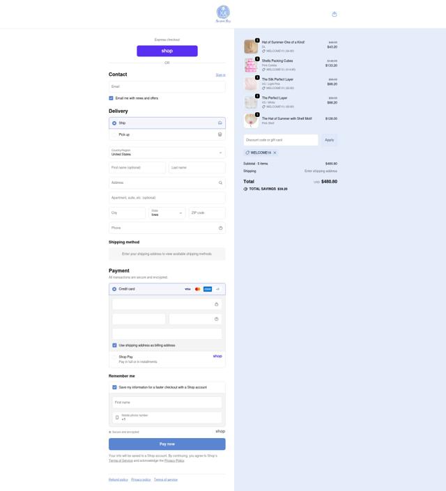 Monogram Mary checkout page showing Monogram Mary promo code box | Screenshot taken by SimplyCodes community member on Sep 25, 2025
