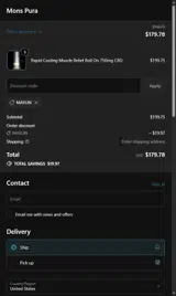 MAYLIN coupon verification screenshot