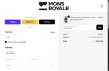 Mons Royale coupon verification screenshot