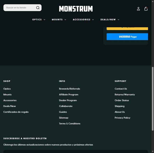 Monstrum Tactical checkout page showing Monstrum Tactical discount code box | Screenshot taken by SimplyCodes community member on Aug 5, 2025