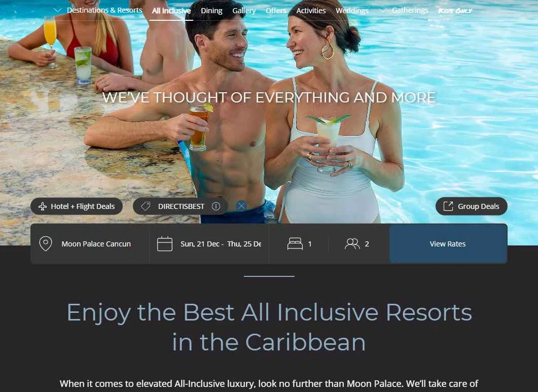 Moon Palace checkout page showing Moon Palace coupon code box | Screenshot taken by SimplyCodes community member on Dec 11, 2025