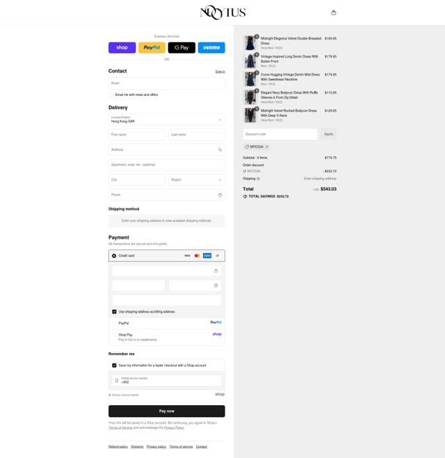 Mooyius checkout page showing Mooyius promo code box | Screenshot taken by SimplyCodes community member on Sep 13, 2025