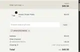 HARVESTGETMORE coupon verification screenshot