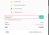 THANKYOU15 coupon verification screenshot