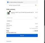 Morevaping coupon verification screenshot