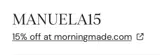 Morning Made coupon verification screenshot