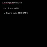 MORGAN15 coupon verification screenshot