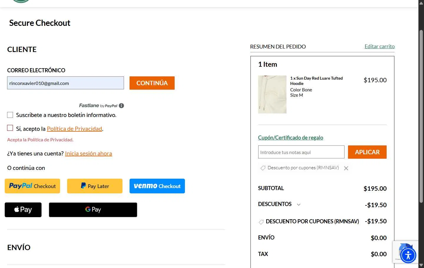 Morton Golf Sales checkout page showing Morton Golf Sales coupon code box | Screenshot taken by SimplyCodes community member on Jan 11, 2026