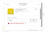 CYBER10 coupon verification screenshot