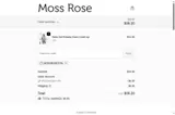 MOSSROSE10% coupon verification screenshot