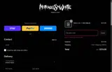 Motionless In White Merch coupon verification screenshot