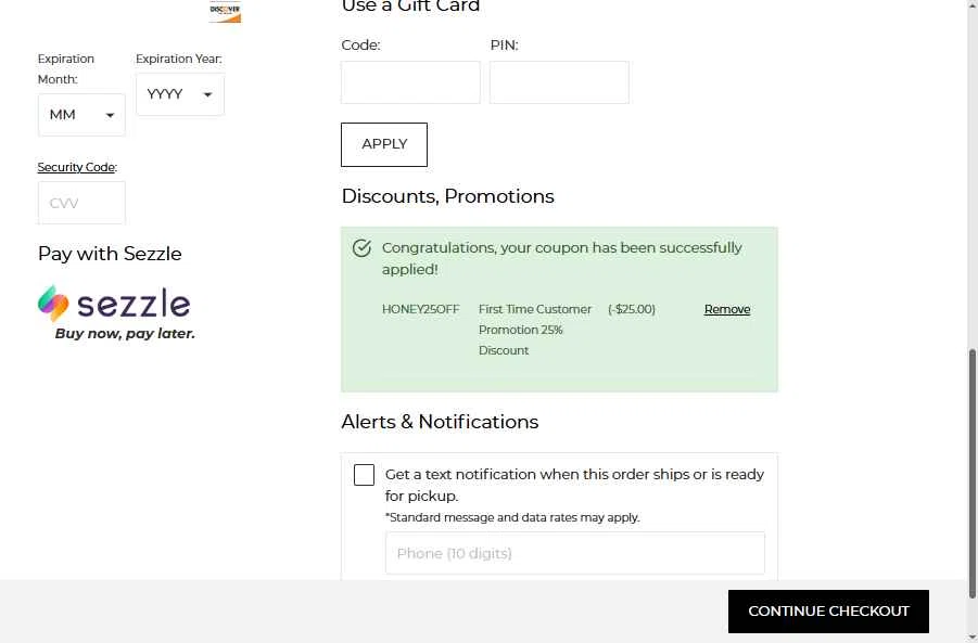 Motives checkout page showing Motives promo code box | Screenshot taken by SimplyCodes community member on Jul 26, 2025
