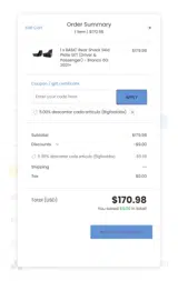 Mountains 2 Metal coupon verification screenshot
