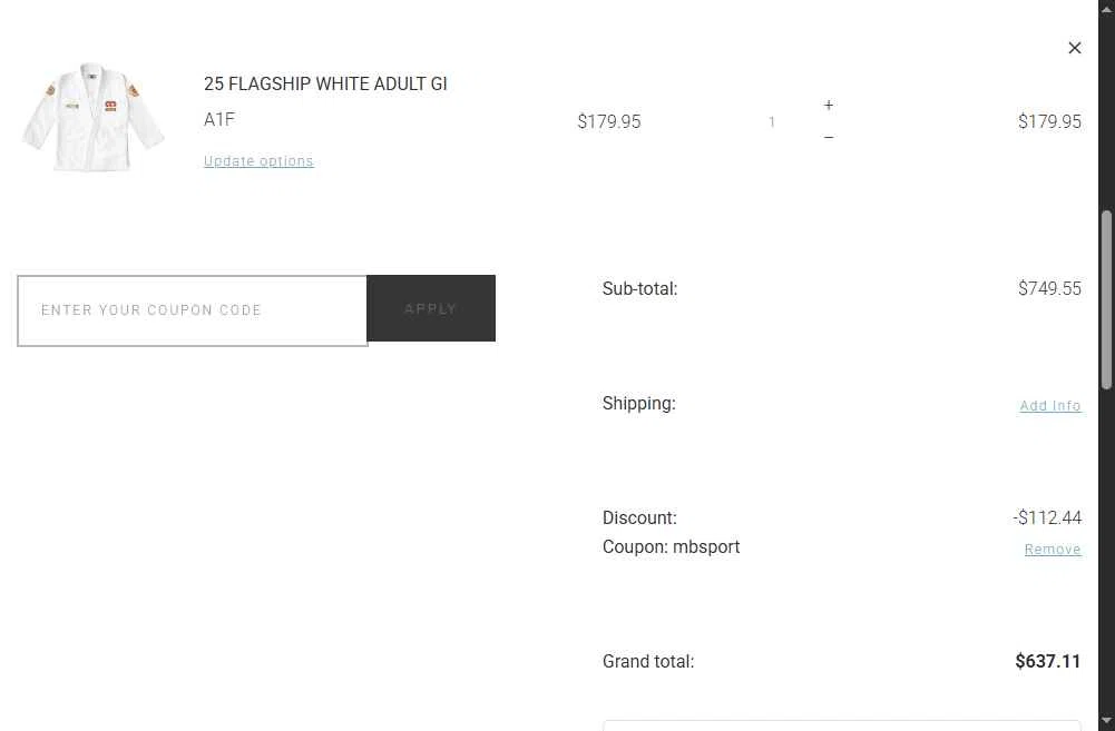 Moya Brand checkout page showing Moya Brand discount code box | Screenshot taken by SimplyCodes community member on Jan 29, 2026