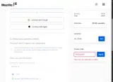 MOZILLA20 coupon verification screenshot